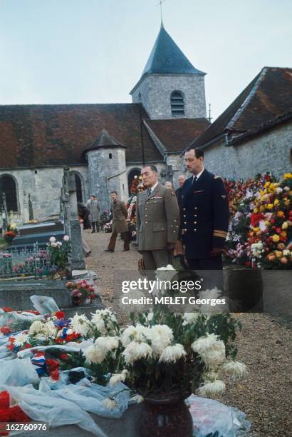 Funeral Of General De Gaulle In Colombey-Les-Deux-Eglises. Obsèques du général Charles DE GAULLE à Colombey-les-Deux-Eglises, 12 novembre 1970 : son...