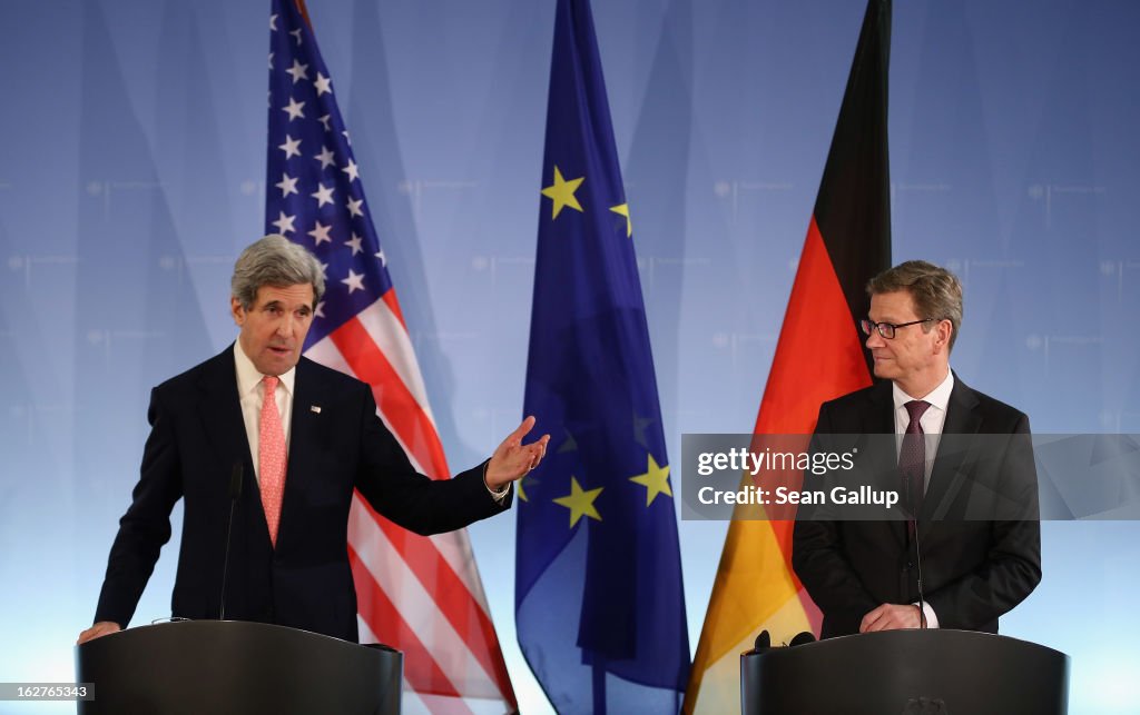 John Kerry Visits Germany