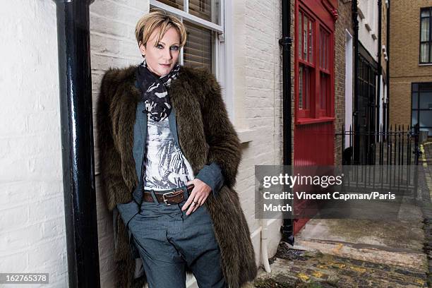 Singer Patricia Kaas is photographed for Paris Match on November 7, 2012 in London, England.