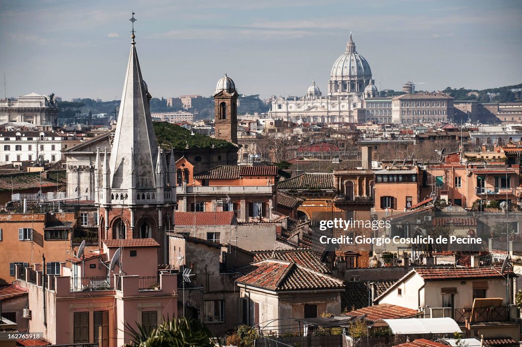 The Vatican Prepares For The Departure This Week Of Pope Benedict XVI