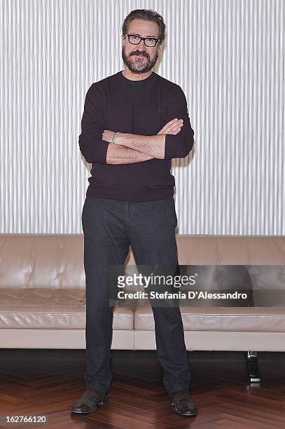 Marco Giallini attends 'Tutti Contro Tutti' Photocall on February 26, 2013 in Milan, Italy.