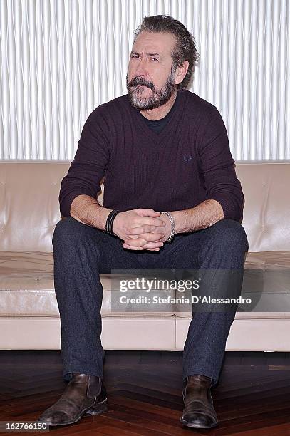 Marco Giallini attends 'Tutti Contro Tutti' Photocall on February 26, 2013 in Milan, Italy.