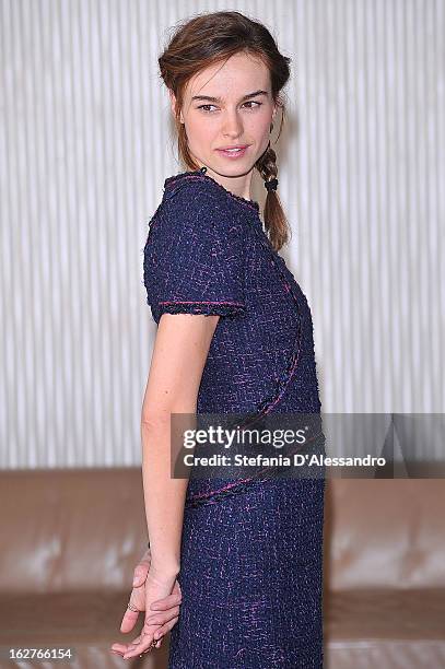 Kasia Smutniak attends 'Tutti Contro Tutti' Photocall on February 26, 2013 in Milan, Italy.