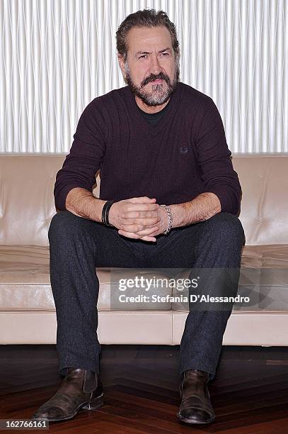 Marco Giallini attends 'Tutti Contro Tutti' Photocall on February 26, 2013 in Milan, Italy.