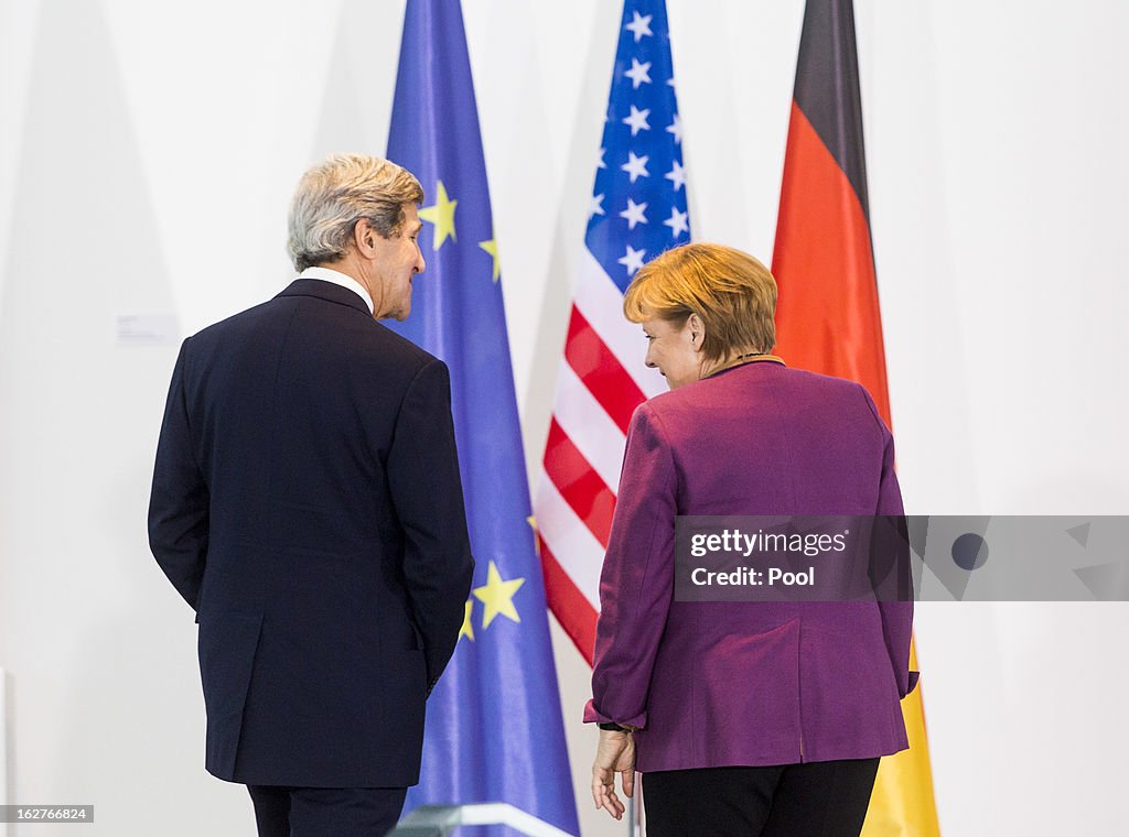 John Kerry Visits Germany