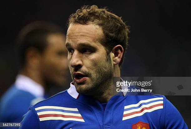 Frederic Michalak looks on during the RBS Six Nations match between England and France at Twickenham Stadium on February 23, 2013 in London, England.