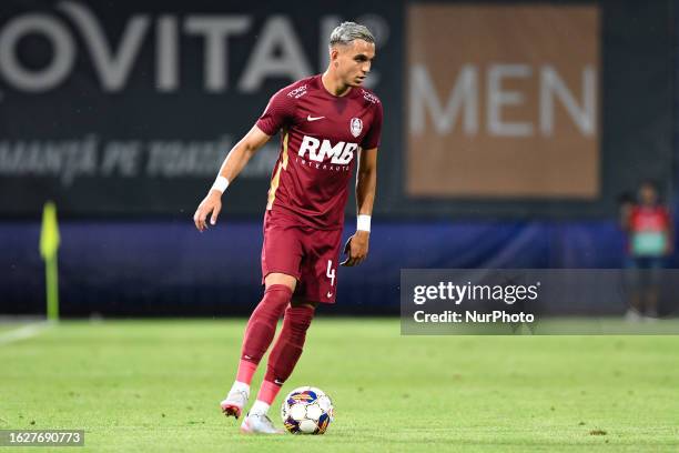 Players of CFR Cluj, at the beginning of the game against FC Botosani,  disputed on Dr Constantin Radulescu Stadium, 31 January 2022, in Cluj-Napoca,  Romania (Photo by Flaviu Buboi/NurPhoto Stock Photo 