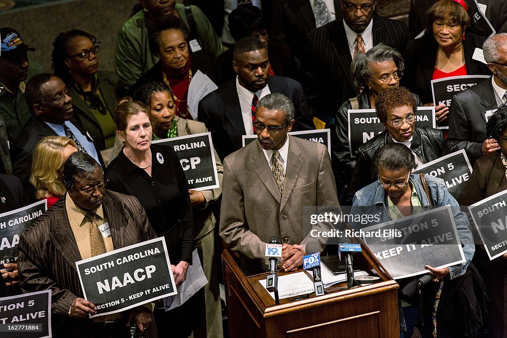 Voting Rights Act Supporters Rally In South Carolina