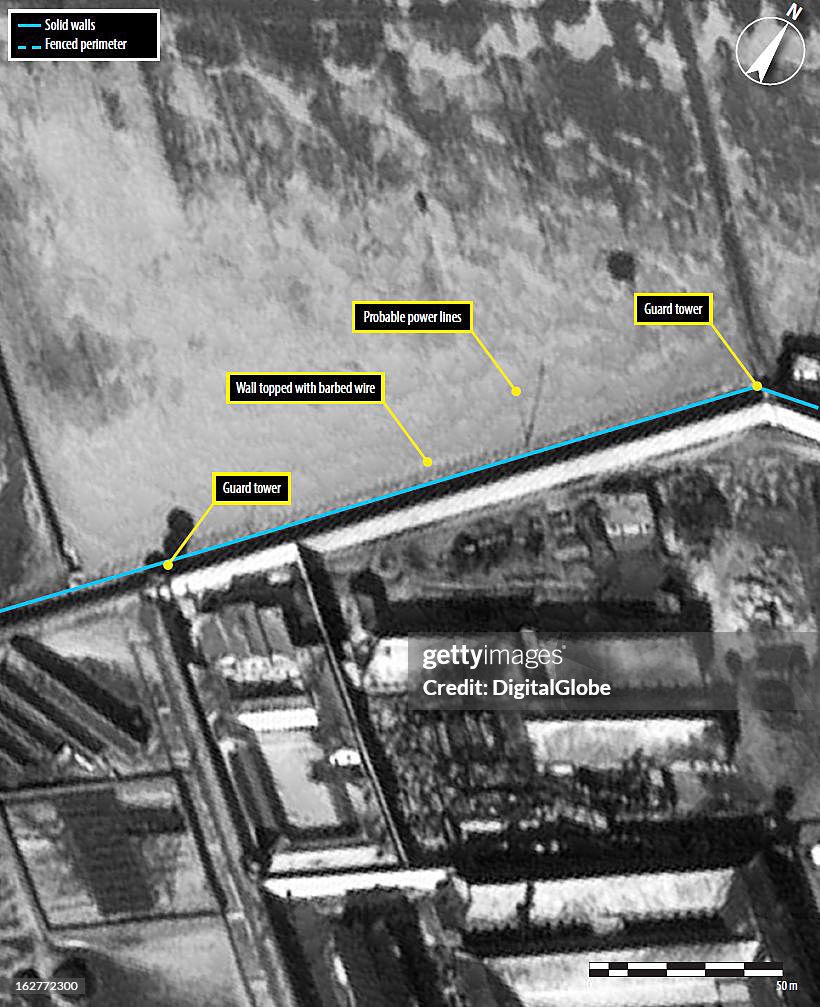 Satellite Image of Camp 25 in North Korea