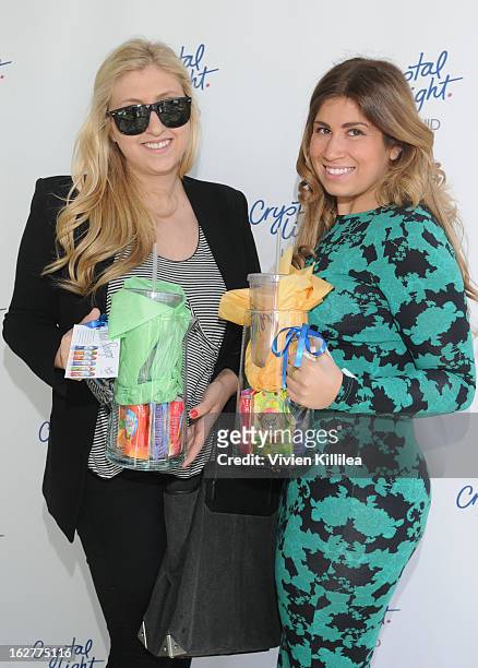 Stylist Jacqueline Rezak and Jacklyn Lerner attend Giuliana Rancic And Crystal Light Liquid Toast Red Carpet Style at SLS Hotel on February 26, 2013...