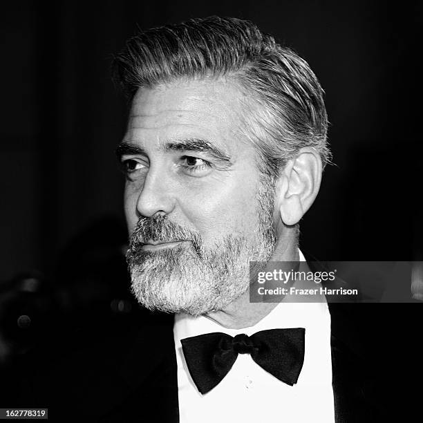 Actor George Clooney arrives at the 85th Annual Academy Awards at Hollywood & Highland Center on February 24, 2013 in Hollywood, California.