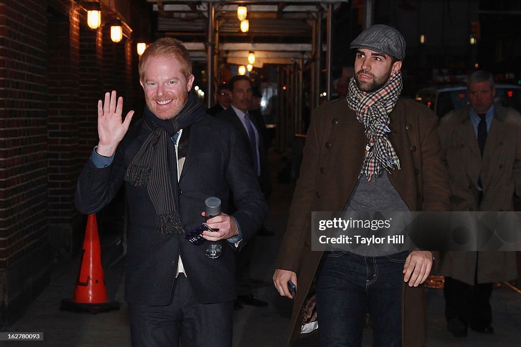 Celebrities Visit "Late Show With David Letterman" - February 26, 2013