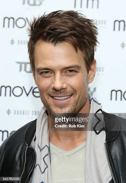 Josh Duhamel attends the Moves' 2013 Spring Fashion Issue Mens Cover Party at TOY at Gansevoort Hotel on February 26, 2013 in New York City.