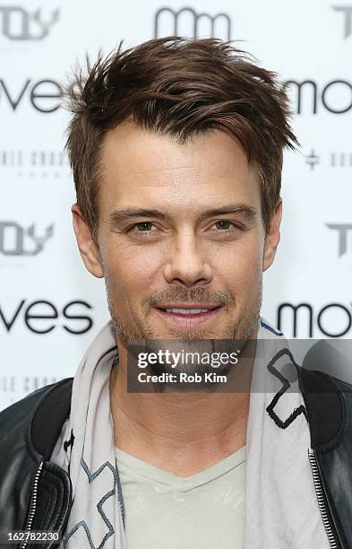 Josh Duhamel attends the Moves' 2013 Spring Fashion Issue Mens Cover Party at TOY at Gansevoort Hotel on February 26, 2013 in New York City.