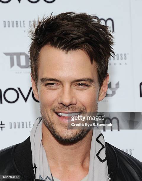 Actor Josh Duhamel attends the Moves' 2013 Spring Fashion Issue Mens Cover Party at TOY at Gansevoort Hotel on February 26, 2013 in New York City.