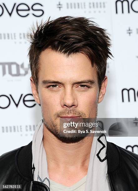 Actor Josh Duhamel attends the Moves' 2013 Spring Fashion Issue Mens Cover Party at TOY at Gansevoort Hotel on February 26, 2013 in New York City.