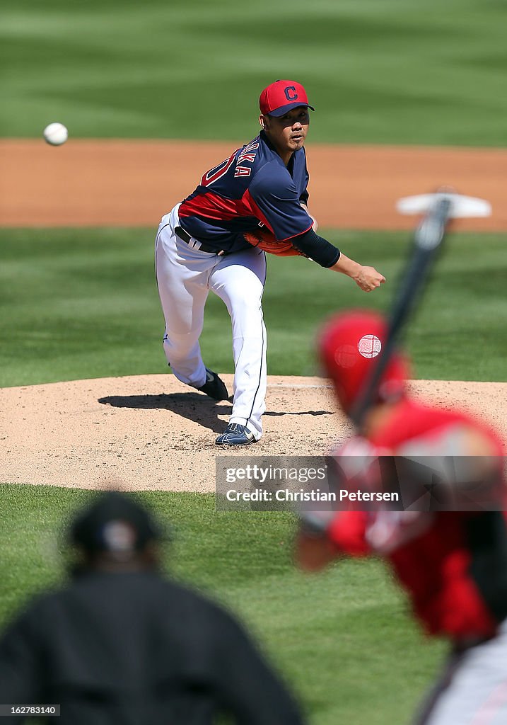 Cincinnati Reds v Cleveland Indians