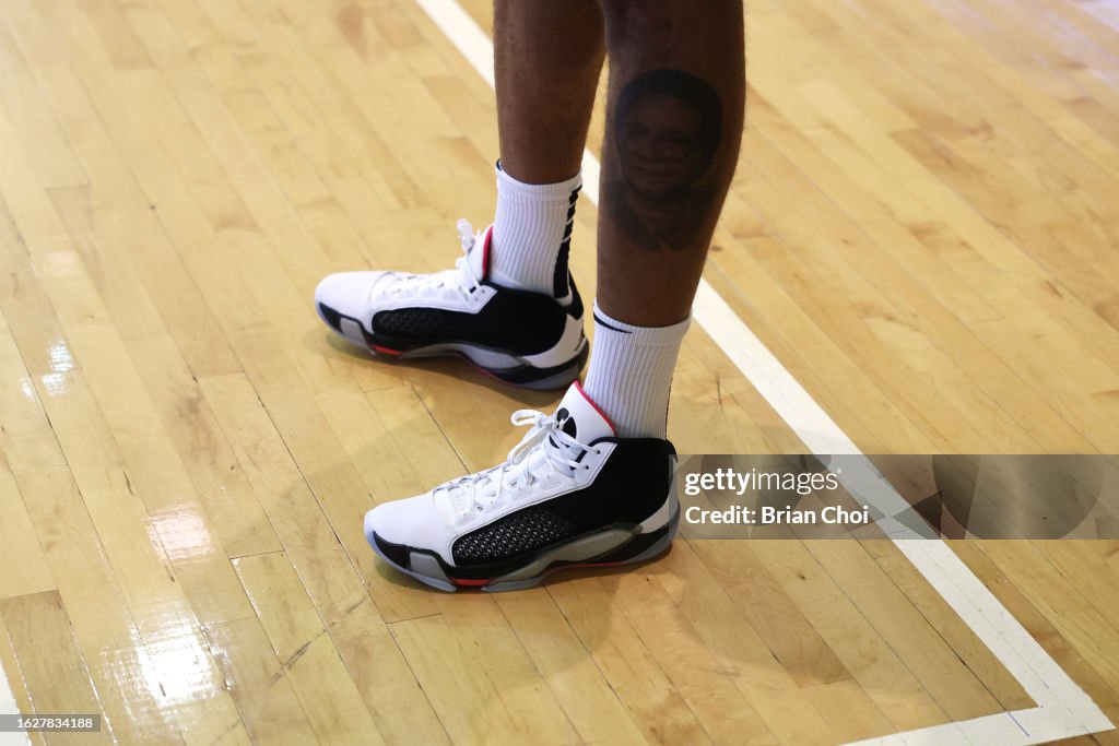 A view of the sneakers worn by Brandon Ingram of the USA Men's Senior  News Photo - Getty Images
