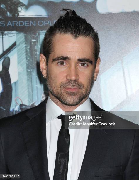 Actor Colin Farrell attends the "Dead Man Down" Los Angeles Premiere held at the ArcLight Cinemas on February 26, 2013 in Hollywood, California.