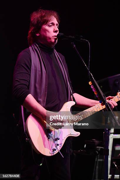 John McFee of The Doobie Brothers performs at Hard Rock Live! in the Seminole Hard Rock Hotel & Casino on February 26, 2013 in Hollywood, Florida.