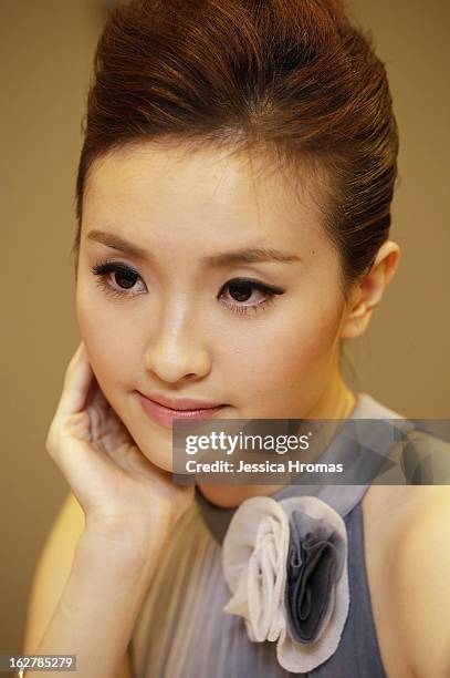 Mag Lam at the 2013 IFPI Hong Kong Top Sales Music Awards at Star Hall on February 26, 2013 in Hong Kong, Hong Kong.