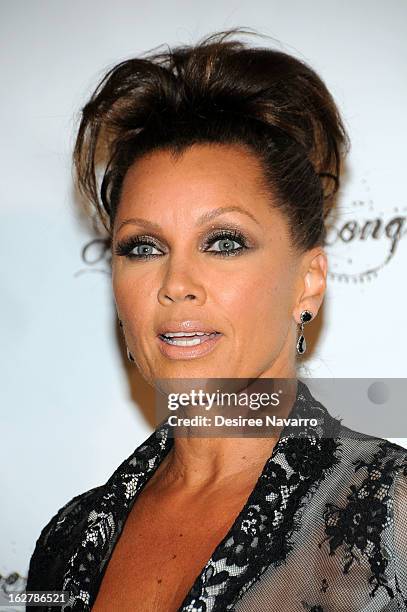 Actress and singer Vanessa Williams attends the Dance Theatre Of Harlem 44th Anniversary Celebration at Mandarin Oriental Hotel on February 26, 2013...