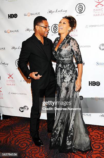 Actor Cuba Gooding Jr., and actress/singer Vanessa Williams attend the Dance Theatre Of Harlem 44th Anniversary Celebration at Mandarin Oriental...