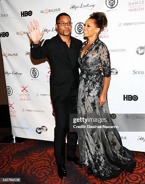 Actor Cuba Gooding Jr., and actress/singer Vanessa Williams attend the Dance Theatre Of Harlem 44th Anniversary Celebration at Mandarin Oriental...