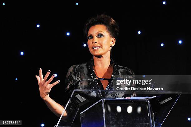 Actress and singer Vanessa Williams accepts the Dance Theatre of Harlem's 2013 Vision Award during the Dance Theatre Of Harlem 44th Anniversary...