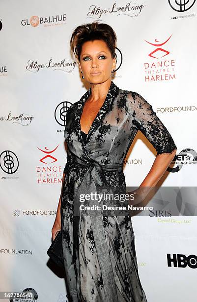 Actress and singer Vanessa Williams attends the Dance Theatre Of Harlem 44th Anniversary Celebration at Mandarin Oriental Hotel on February 26, 2013...