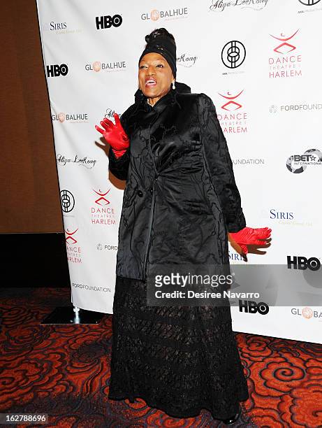 Jessye Norman attends the Dance Theatre Of Harlem 44th Anniversary Celebration at Mandarin Oriental Hotel on February 26, 2013 in New York City.