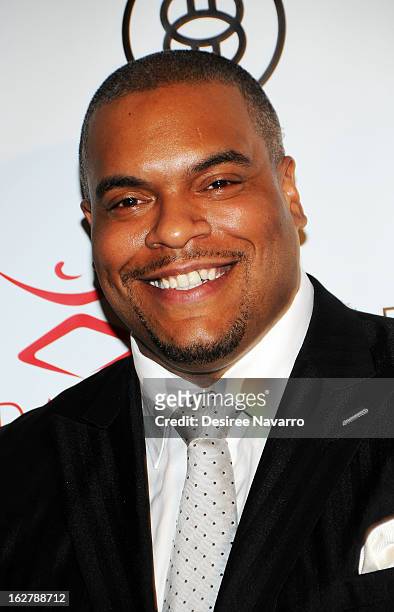 Actor Sean Ringgold of One Life to Live attends the Dance Theatre Of Harlem 44th Anniversary Celebration at Mandarin Oriental Hotel on February 26,...