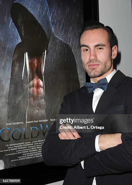 Actor/writer/producer Ivan Djurovic attends the Screening and Q&A for "ColdWater" at The Los Angeles Film School on February 26, 2013 in Hollywood,...