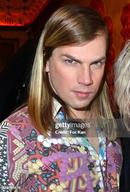 Christophe Guillarme attends the Christophe Guillarme Fall/Winter 2013 Ready-to-Wear show as part of Paris Fashion Week on February 26, 2013 in...