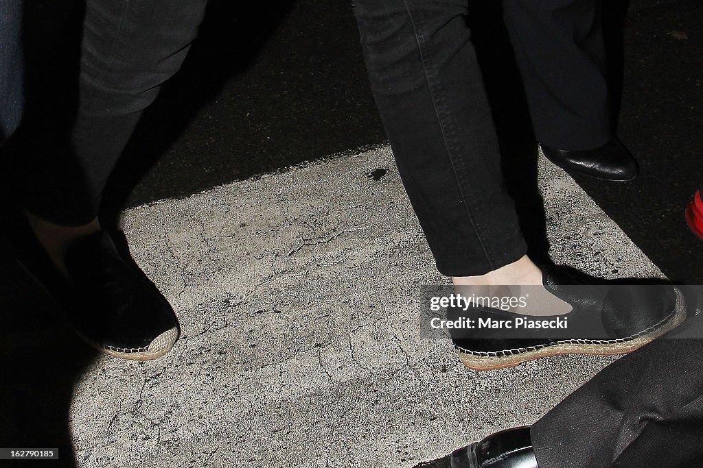 Ashley Olsen Arrives At Roissy airport