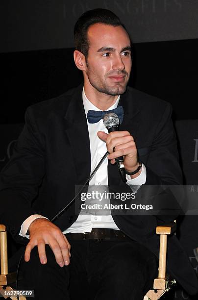 Actor/writer/producer Ivan Djurovic attends the Screening and Q&A for "ColdWater" at The Los Angeles Film School on February 26, 2013 in Hollywood,...