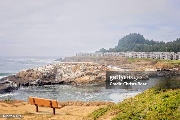 depoe bay view - christa stock pictures, royalty-free photos & images