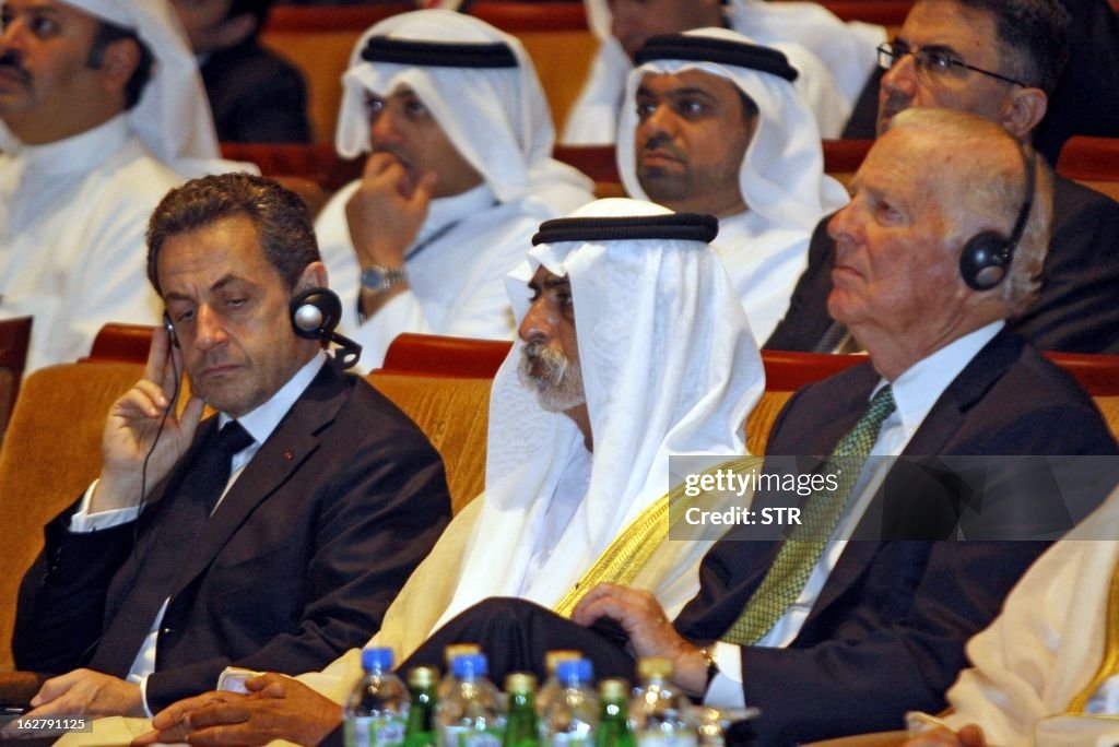 UAE-ECONOMY-FINANCE-SARKOZY