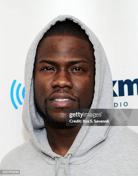 Comedian Kevin Hart visits the SiriusXM Studios on February 27, 2013 in New York City.