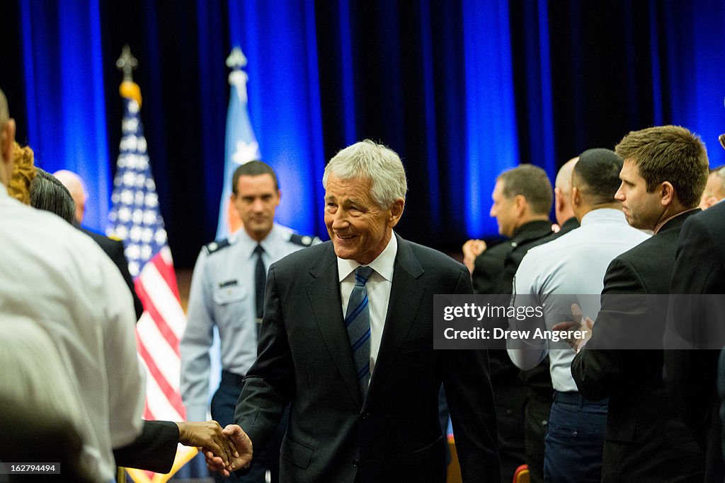 Chuck Hagel Begins His Post As Defense Secretary