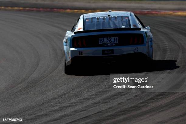 Kevin Harvick, driver of the Busch Light Ford, drives during the NASCAR Cup Series Go Bowling at The Glen at Watkins Glen International on August 20,...