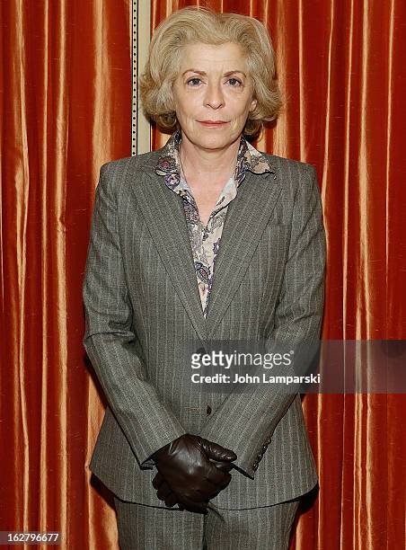 Suzanne Bertish attends the "Breakfast At Tiffany's" Press Preview at Cafe Carlyle on February 27, 2013 in New York City.