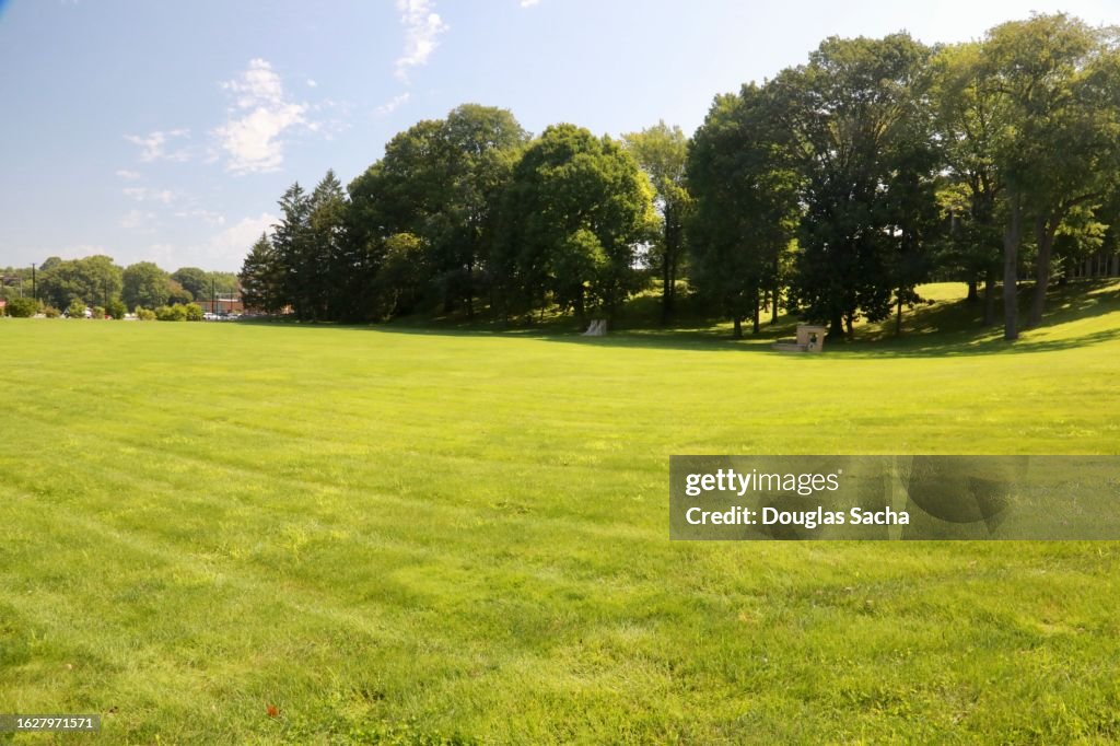 Lawn area that protest victims where shot by the National Guard