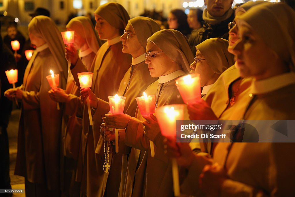 Pope Benedict XVI Holds His Final General Audience Before His Retirement