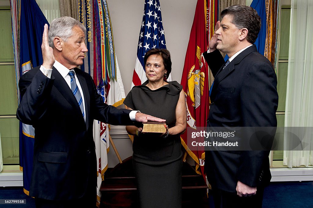 Chuck Hagel Begins His Post As Defense Secretary