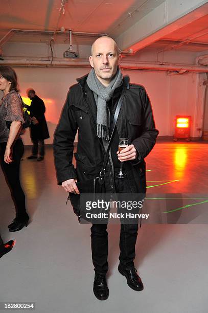 James White attends the launch of Dinos Chapman's album 'Luftbobler' at The Vinyl Factory Gallery on February 27, 2013 in London, England.