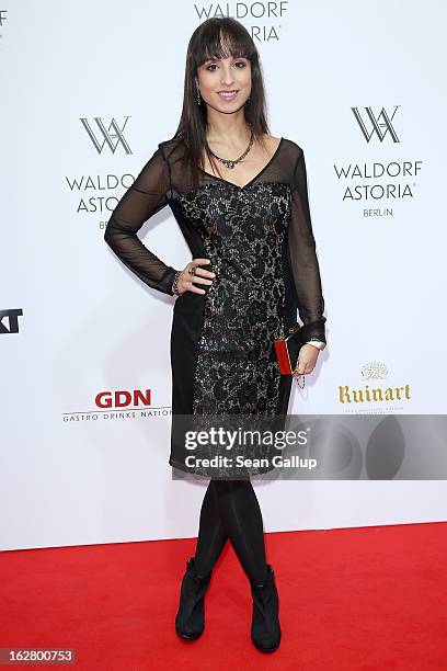 Stephanie Stumph attends 'Waldorf Astoria Berlin Grand Opening' at Waldorf Astoria Berlin on February 27, 2013 in Berlin, Germany.