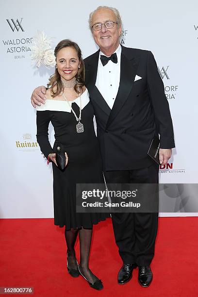 Prince Eduard von Anhalt and Princess Corinna von Anhalt attend 'Waldorf Astoria Berlin Grand Opening' at Waldorf Astoria Berlin on February 27, 2013...
