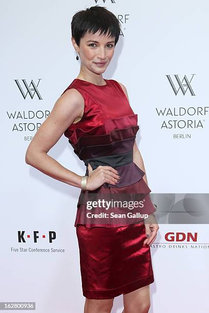 Wanda Badwal attends 'Waldorf Astoria Berlin Grand Opening' at Waldorf Astoria Berlin on February 27, 2013 in Berlin, Germany.