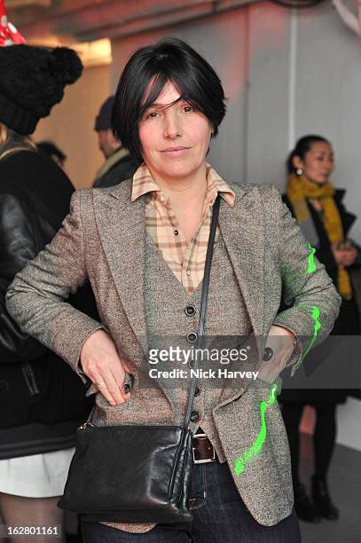 Sharleen Spiteri attends the launch of Dinos Chapman's album 'Luftbobler' at The Vinyl Factory Gallery on February 27, 2013 in London, England.